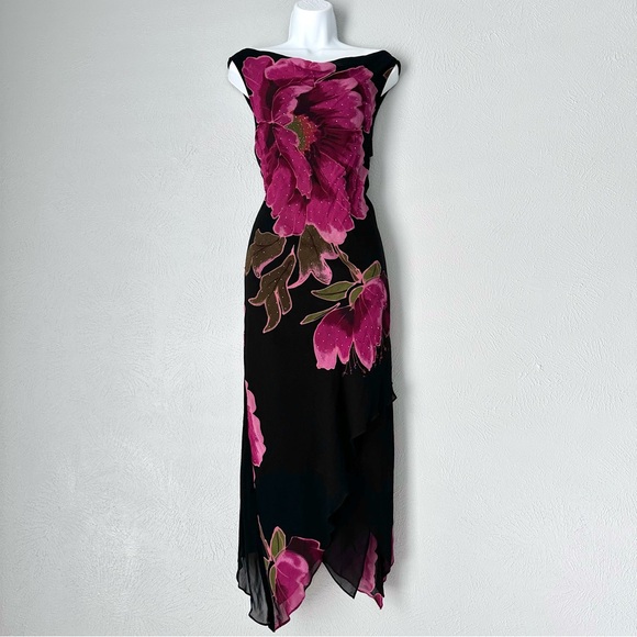 Vintage Dresses & Skirts - Gorgeous Vintage Floral Beaded Dress